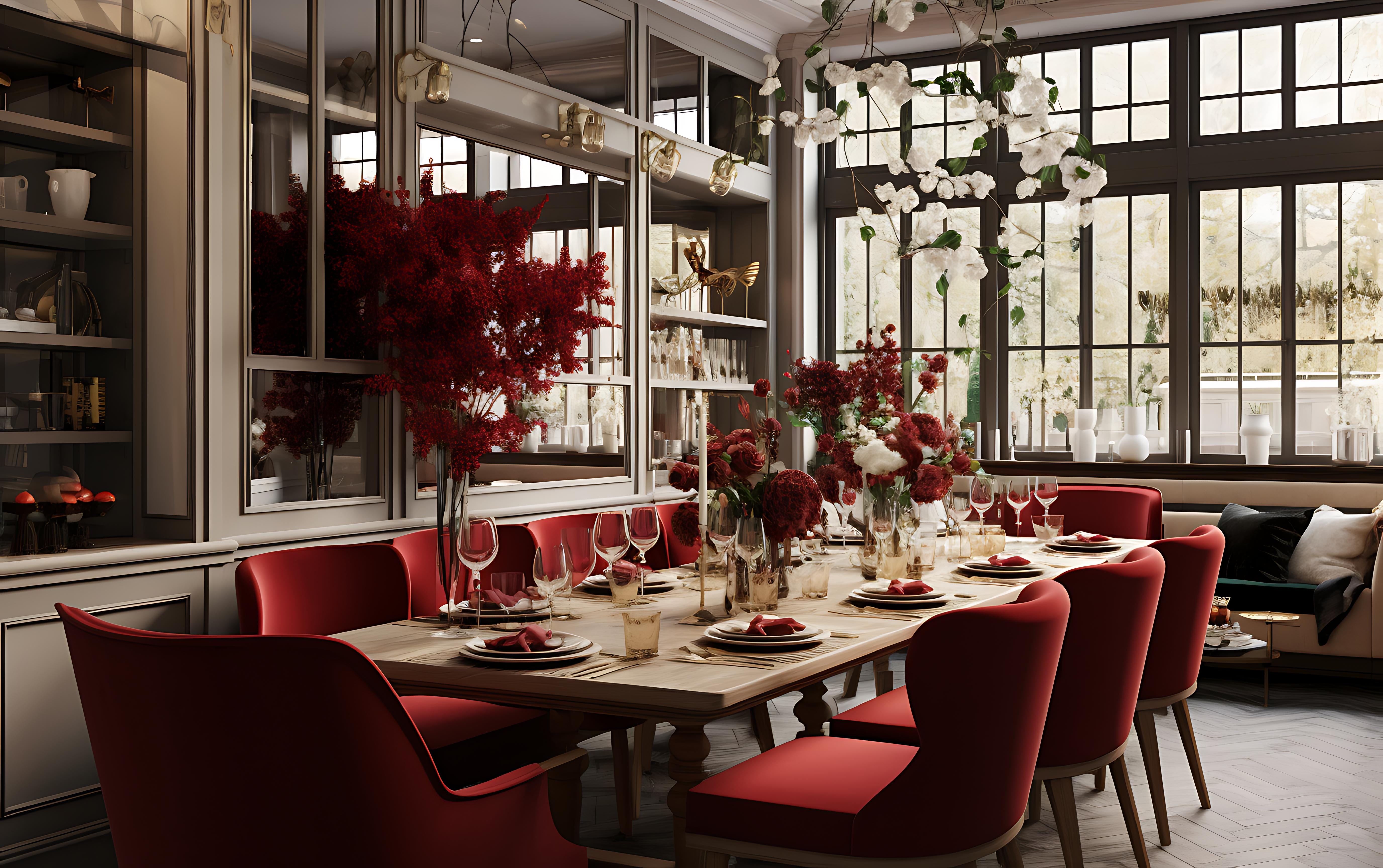 Dining area in one of Resort Starlight's restaurants